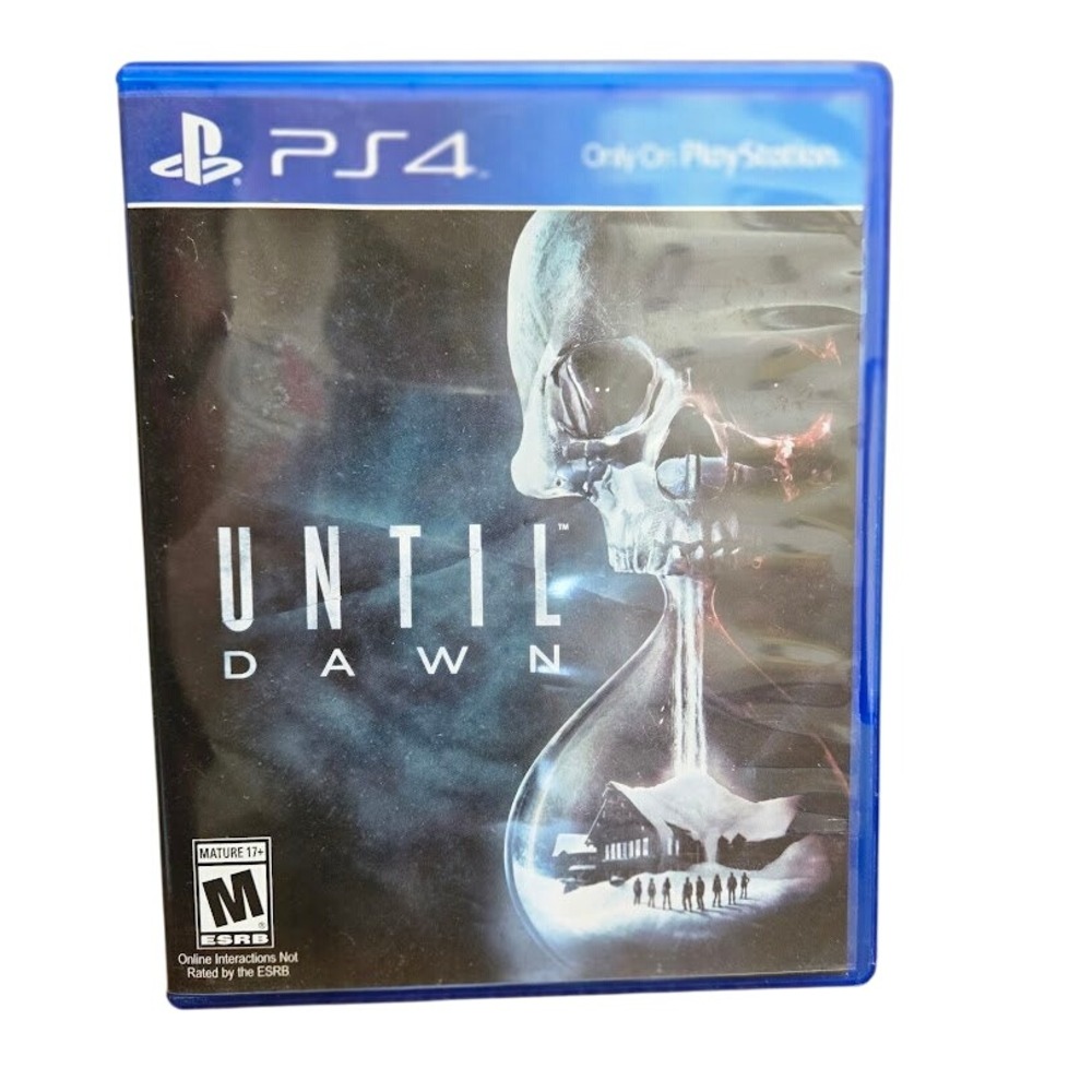 Until‎ Dawn Video Game PS4 Video Game Disc in Box EUC